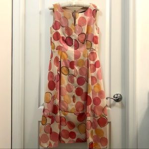 Luisa Cerano Pink Polka Dot Dress